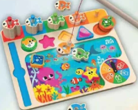 Placă de sortare lemn, Mergem la pescuit