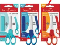 Faber-Castell Foarfecă școlară cu protecție Grip per buc.