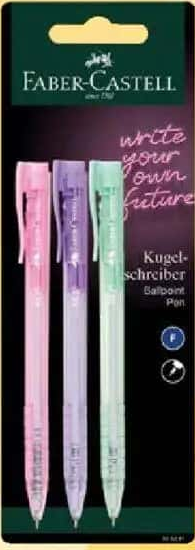 Faber-Castell Roller cu gel 0.5 mm, 3 buc.