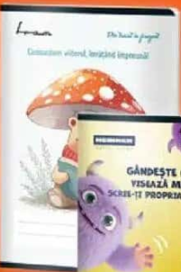 Herlitz Caiet A4, 48 file, dictando/matematică, diverse modele, per buc.