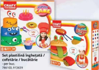 Crafy Set plastilină înghețată / cofetărie / bucătărie