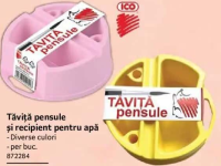 Tăviță pensule și recipient pentru apă