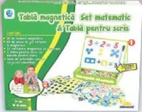 Set matematic cu tablă pentru scris 98 piese