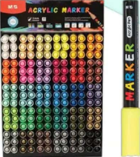 M&G Marker cu vopsea acrilică 12 ml