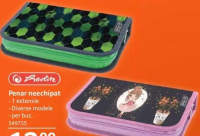 Herlitz Penar neechipat, 1 extensie, diverse modele, per buc.