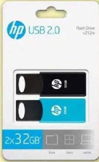 HP Memorie USB 2.0 2x32GB set 2 buc