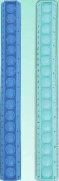 Riglă Pop-it 31cm diverse culori