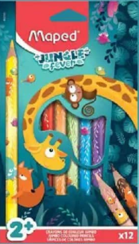Maped Creioane colorate Jungle Fever set 12buc