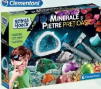 Clementoni Set știință și joacă minerale și pietre prețioase