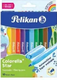 Pelikan Colorella Star Cariocă 10 culori