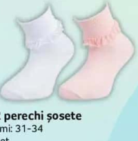 Bolero Set 2 perechi șosete 31-34