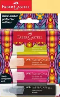 Faber-Castell Glassy Textmarker 4 buc./set