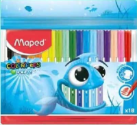 Maped Ocean Carioci 18 culori/set, vârf 2 mm