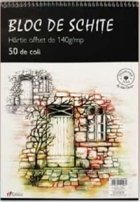 Arhi Design Bloc de schițe A4 50 file 140g