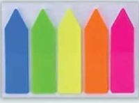 Index autoadheziv plastic 5 culori