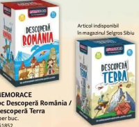 Clementoni Joc Descoperă România / Descoperă Terra