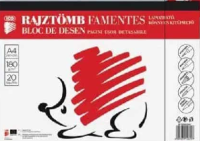 ICO Bloc de desen A4 20 file 180g