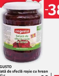 Cegusto Salată de sfeclă roșie cu hrean 700g