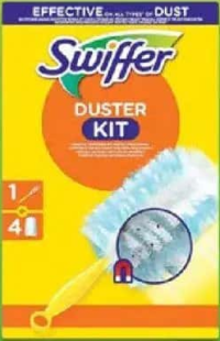 Swiffer Duster Kit Trap & Lock Pămătuf 1 mâner scurt + 4 rezerve