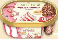 Carte d'Or Înghețată de vanilie și căpșuni 750ml