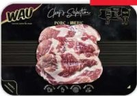 WAU Ceafă de porc iberic, dezosată, feliată, per kg