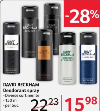 David Beckham Deodorant spray 150 ml
