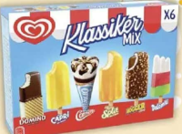 KLASSIKER Înghețată Mix Multipack 482ml