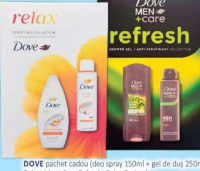 Dove pachet cadou deo spray 150ml + gel de duș 250ml Enjoy Men+Care Refresh Relax Fruity