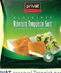 PRIVAT cașcaval Trappist pane 500g
