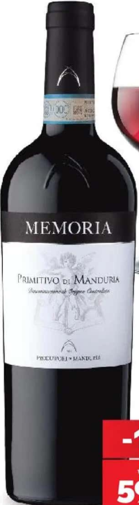 Memoria Primitivo di Manduria vin roșu sec 0.75 l