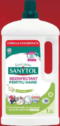 Sanytol Dezinfectant pentru rufe flori albe 1,2 l