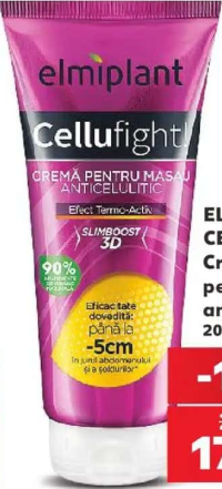 Elmiplant Cellufight Cremă/Gel pentru masaj anticelulitic 200ml