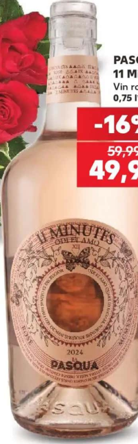 Pasqua 11 Minutes vin rose sec 0.75 l