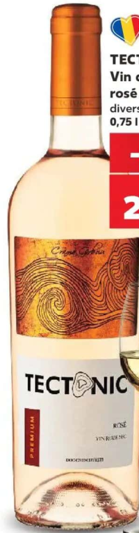 Tectonic vin alb/roșu/rosé sec diverse sortimente 0.75 l