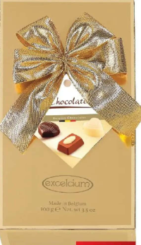 Hamlet Praline Asortate Belgiene gold/red 100g