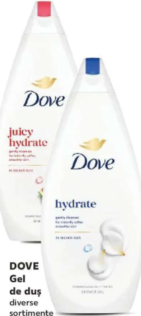 Dove Gel de duș diverse sortimente 720 ml