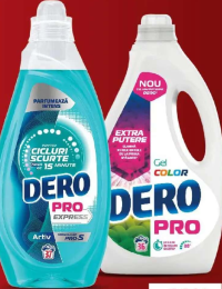 Dero Pro Express / Dero Pro Detergent lichid pentru rufe 37/36 utilizări 1.48/1.8 l