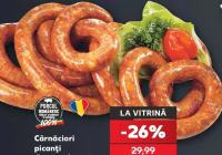 Porcul Românesc Cârnațiori picanți din carne de porc proaspeți și gustoși kg
