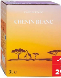 Cape Buffalo Vin alb sec Chenin Blanc 3l