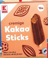 K-Classic Cremige Kakao Sticks 16x60ml
