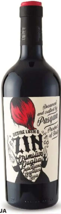 Pasqua Desire Lush & Zin Primitivo Puglia vin roșu sec 0.75 l