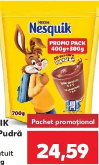 Nestlé Nesquik cacao pudră instant 400+300g