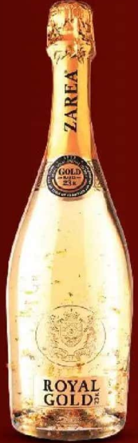 Zarea Royal Gold Cocktail efervescent alb/rose 0.75l
