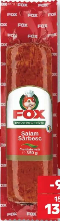 Fox Salam sărbesc 350g