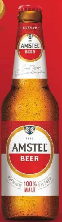 Amstel Bere blondă 5% alcool 0.33l