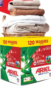 Ariel Detergent capsule pentru rufe extra stain removal 120 buc