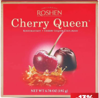 Roshen Cherry Queen praline ciocolată cireșe 192g
