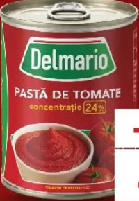Delmario Pastă de tomate concentrație 24% 400g