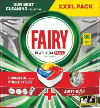 Fairy Capsule pentru mașina de spălat vase Platinum / Platinum Plus 96 / 88 buc