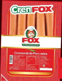 Fox Crenvurști de porc extra 470 g